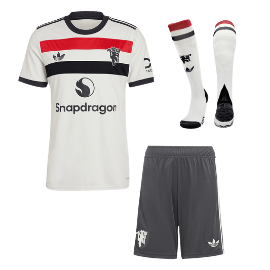 Manchester United Third Away Cheap Soccer Jersey Kit(Jersey+Shorts+Socks) 2024/25 Go Soccer World Shop