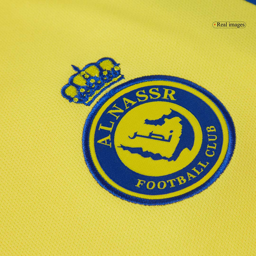 Al Nassr Home Cheap Soccer Jersey Kit(Jersey+Shorts+Socks) 2024/25 Go Soccer World Shop