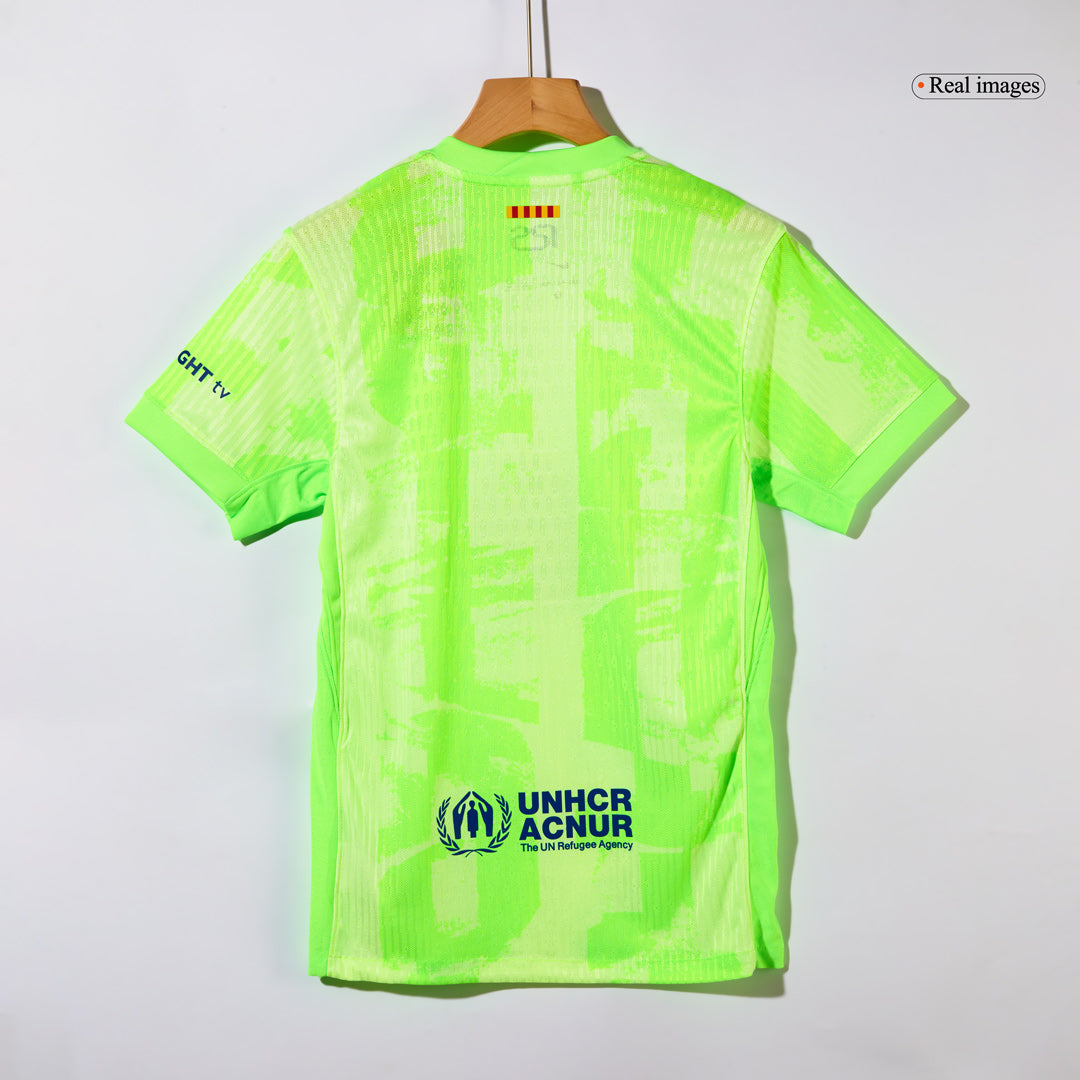 Player Version Barcelona Third Away Cheap Soccer Jersey 2024/25-?Spotify Logo Without Text? Go Soccer World Shop