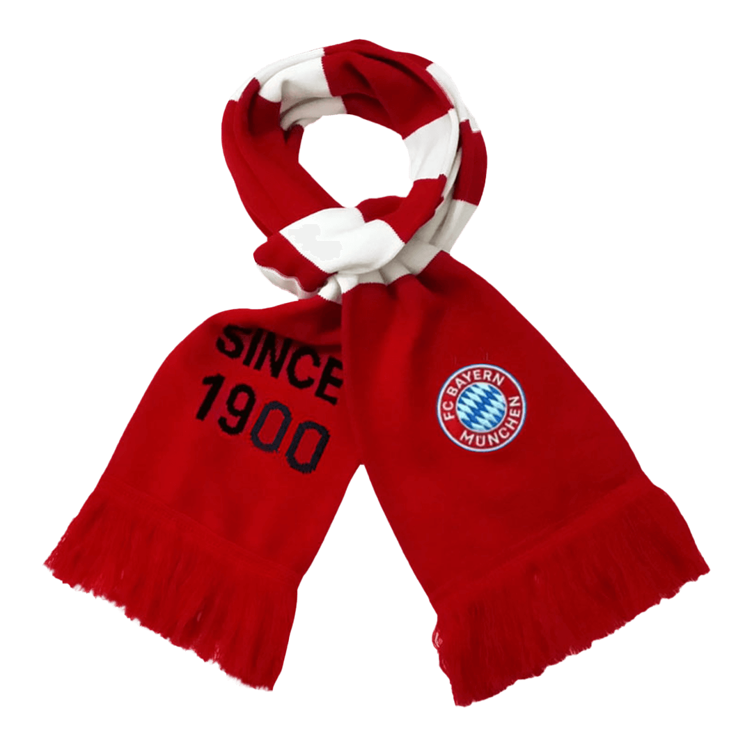 Bayern Munich Soccer knitting Scarf Red&White Go Soccer World Shop