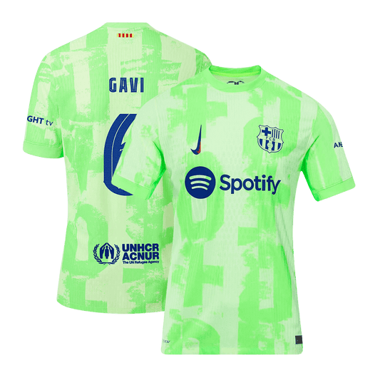 Player Version GAVI #6 Barcelona Third Away Cheap Soccer Jersey 2024/25 - UCL Go Soccer World Shop