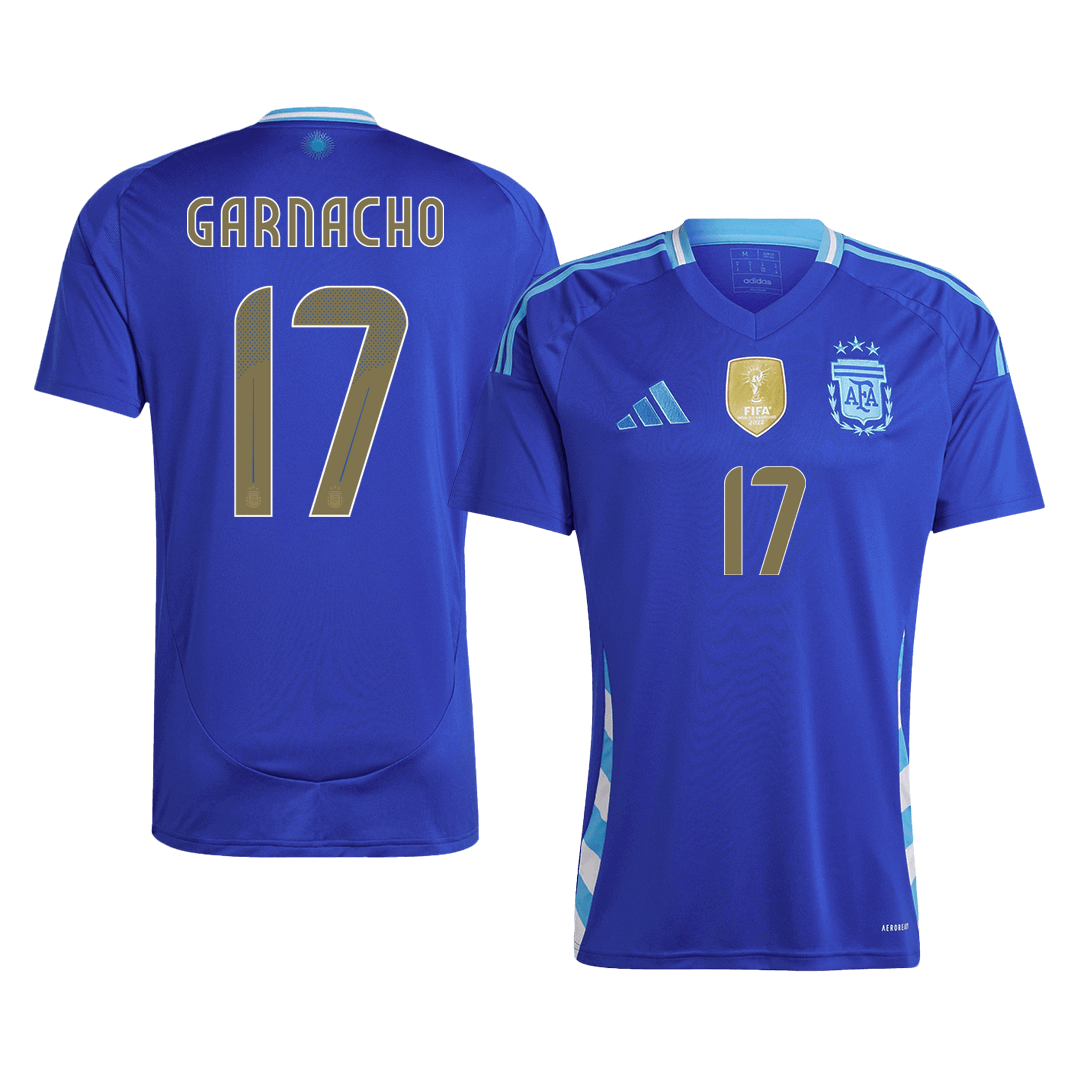 GARNACHO #17 Argentina Away Cheap Soccer Jersey 2024 Go Soccer World Shop
