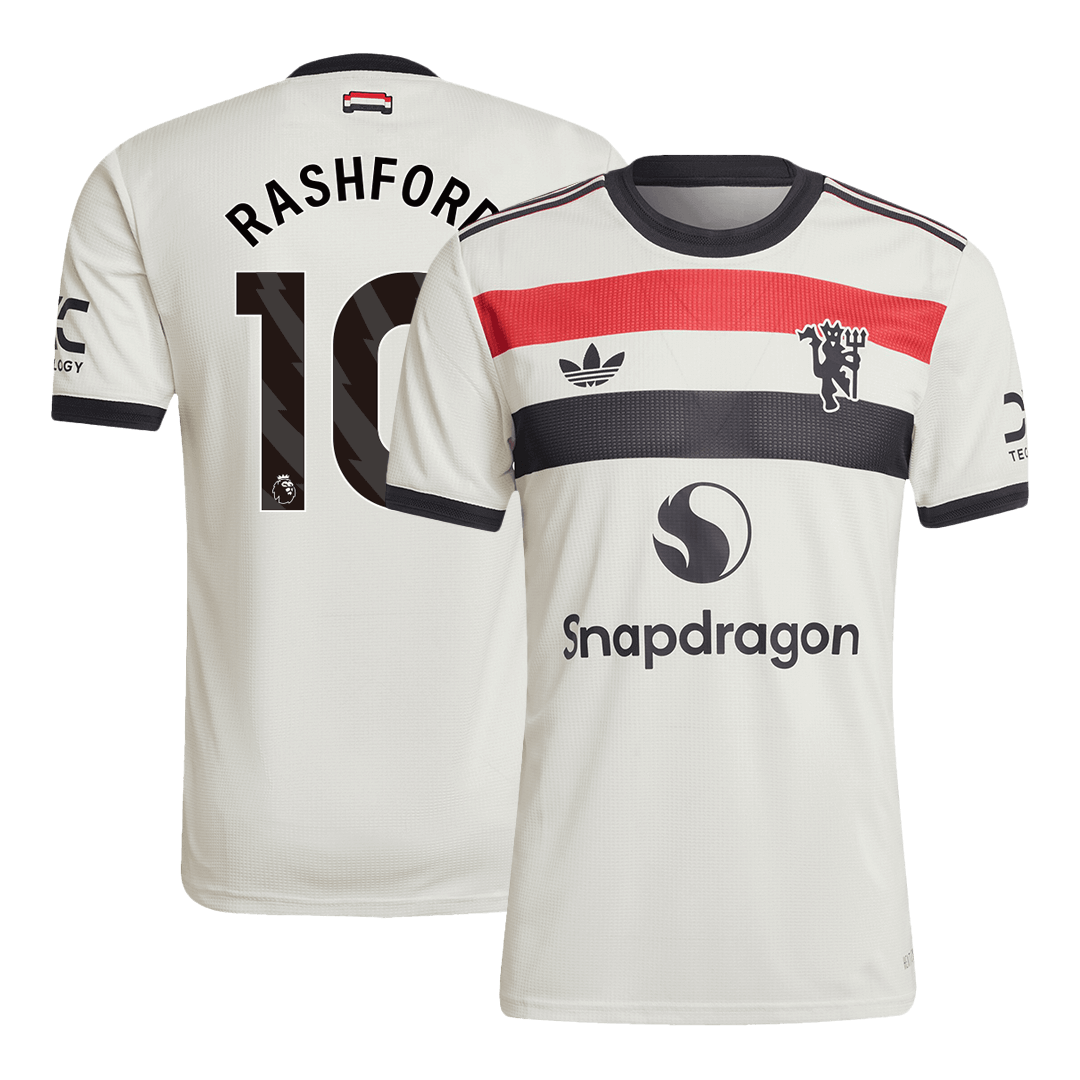 Player Version RASHFORD #10 Manchester United Third Away Cheap Soccer Jersey 2024/25 Go Soccer World Shop