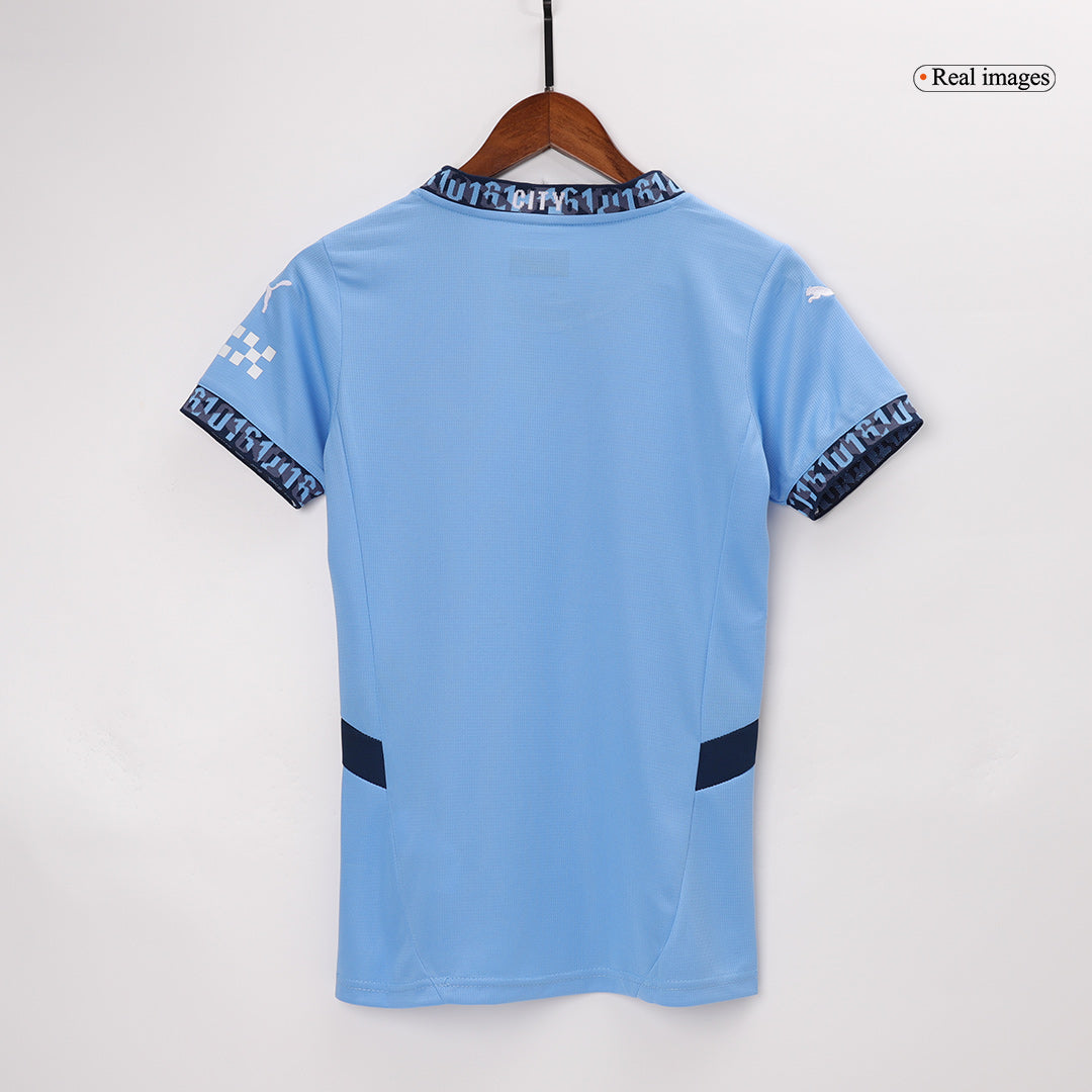 Women's Manchester City Home Cheap Soccer Jersey 2024/25 Go Soccer World Shop