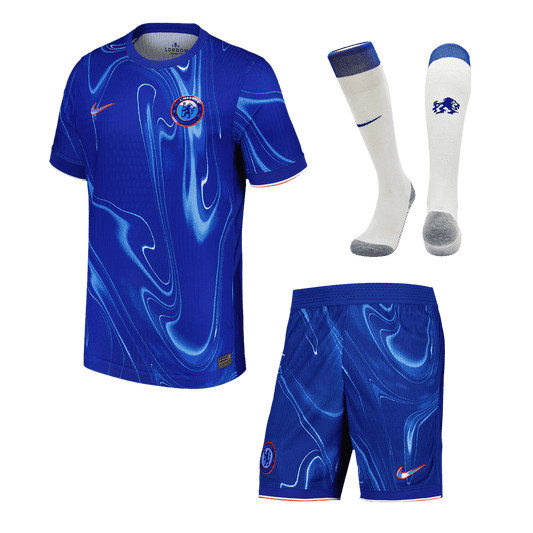 Player Version Chelsea Home Cheap Soccer Jersey Kit(Jersey+Shorts+Socks) 2024/25 Go Soccer World Shop