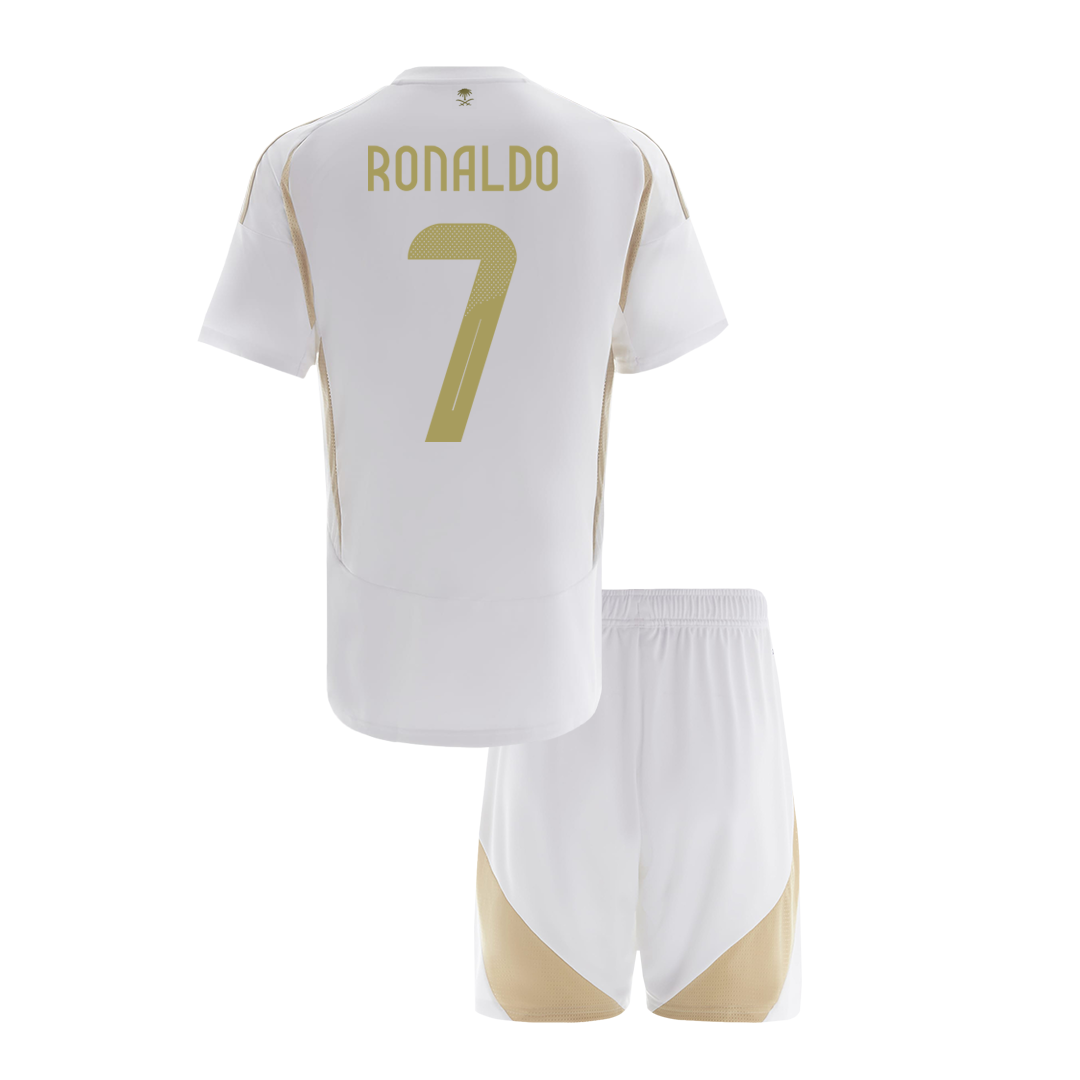 Kid's RONALDO #7 Al Nassr Third Away Cheap Soccer Jersey Kit(Jersey+Shorts) 2024/25 - ACL Go Soccer World Shop