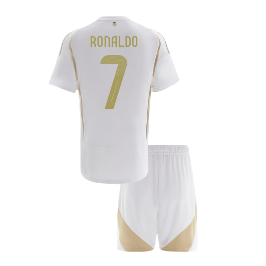 Kid's RONALDO #7 Al Nassr Third Away Cheap Soccer Jersey Kit(Jersey+Shorts) 2024/25 - ACL Go Soccer World Shop