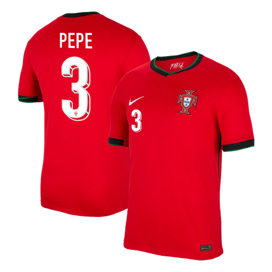 PEPE #3 Portugal Home Cheap Soccer Jersey Euro 2024 Go Soccer World Shop