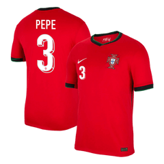 PEPE #3 Portugal Home Cheap Soccer Jersey Euro 2024 Go Soccer World Shop