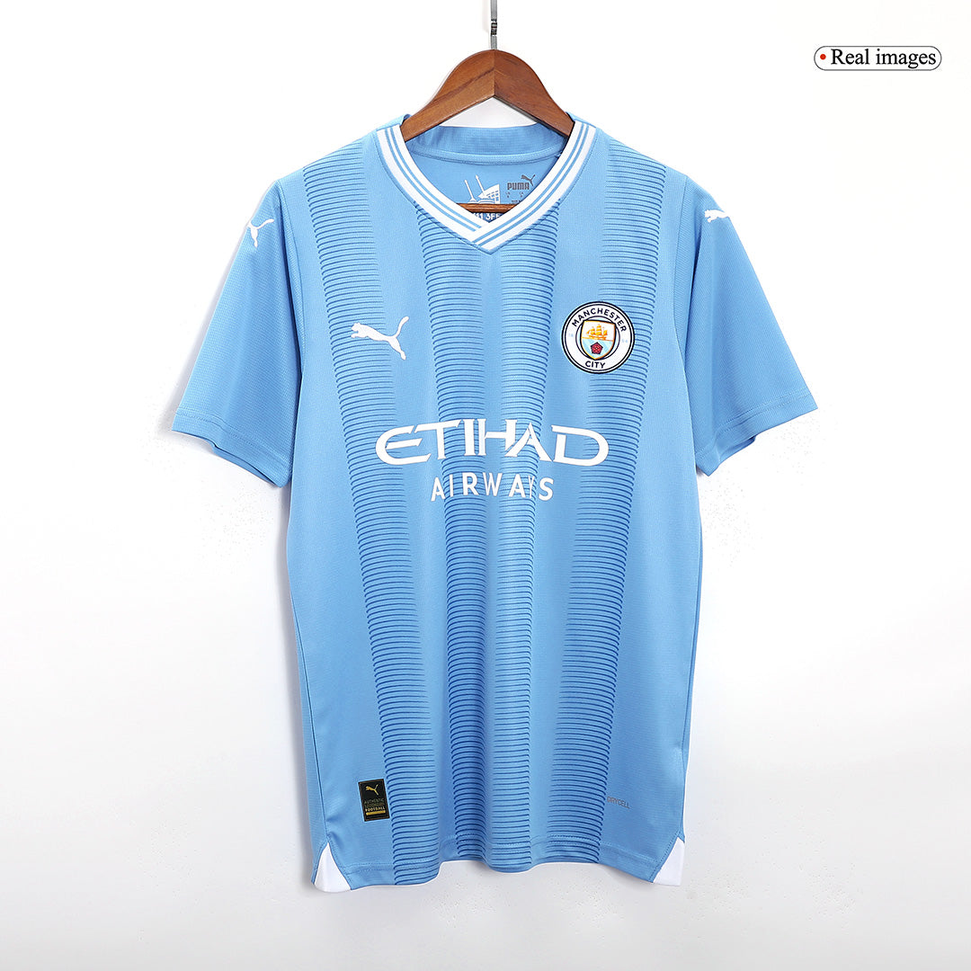 Manchester City Home Cheap Soccer Jersey 2023/24 Go Soccer World Shop