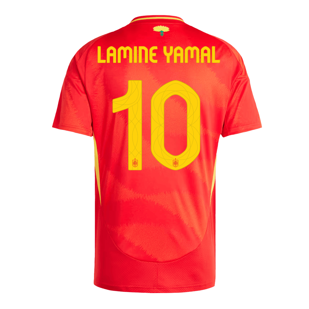 LAMINE YAMAL #10 Spain Home Cheap Soccer Jersey Euro 2024 Go Soccer World Shop