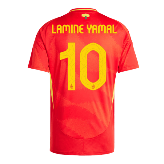 LAMINE YAMAL #10 Spain Home Cheap Soccer Jersey Euro 2024 Go Soccer World Shop