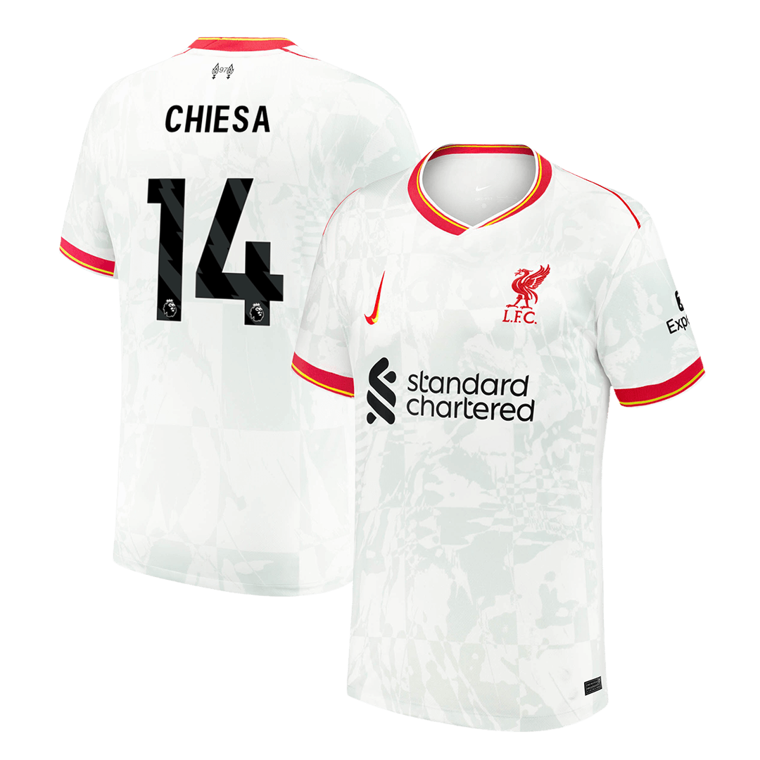 CHIESA #14 Liverpool Third Away Cheap Soccer Jersey 2024/25 Go Soccer World Shop