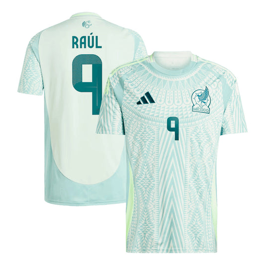 Men's Mexico RAUL #9 Away Soccer Jersey Copa América 2024 Go Soccer World Shop