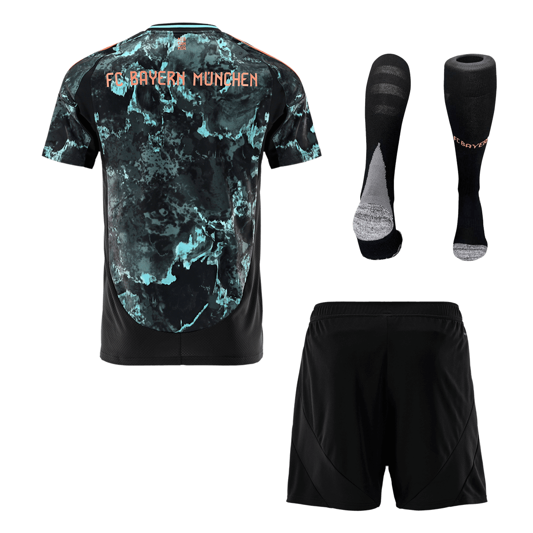 Bayern Munich Away Cheap Soccer Jersey Kit(Jersey+Shorts+Socks) 2024/25 Go Soccer World Shop