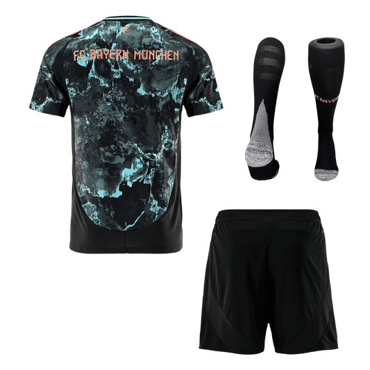 Bayern Munich Away Cheap Soccer Jersey Kit(Jersey+Shorts+Socks) 2024/25 Go Soccer World Shop