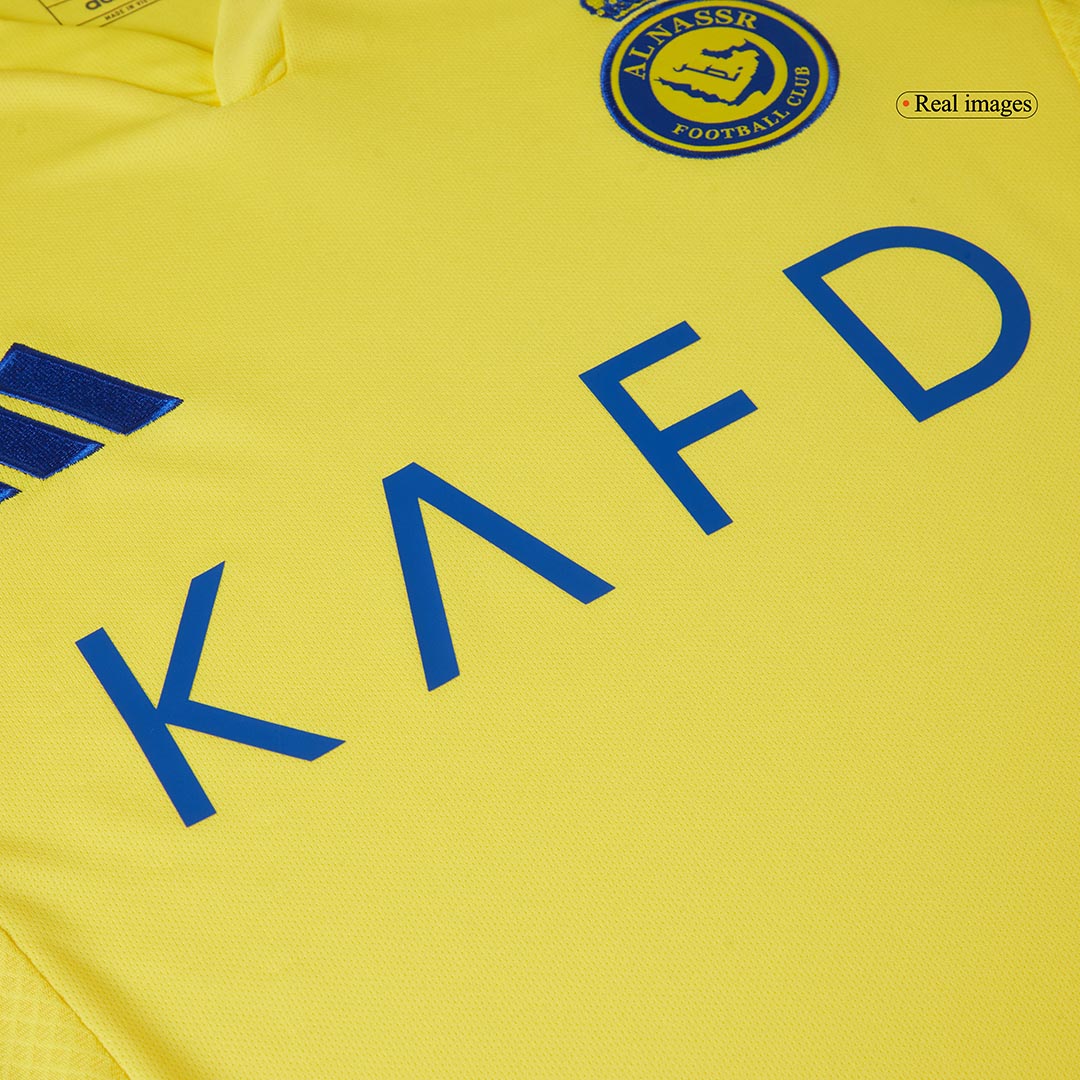 Al Nassr Home Cheap Soccer Jersey Kit(Jersey+Shorts+Socks) 2024/25 Go Soccer World Shop