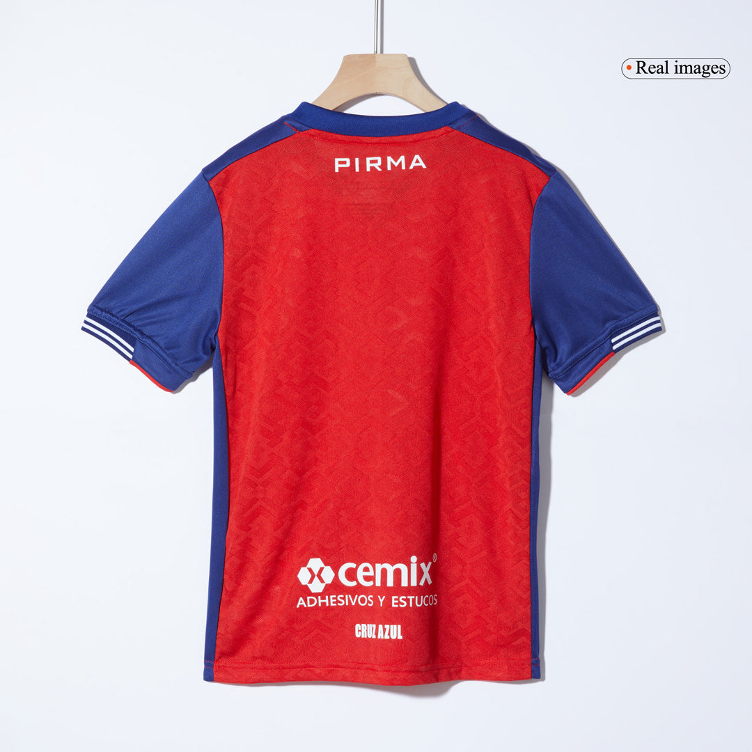 Kid's Cruz Azul Third Away Cheap Soccer Jersey Kit(Jersey+Shorts) 2024/25 Go Soccer World Shop
