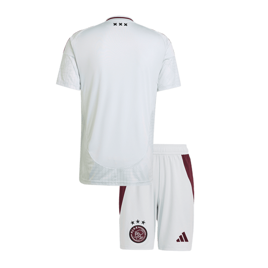 Kid's Ajax Third Away Cheap Soccer Jersey Kit(Jersey+Shorts) 2024/25 Go Soccer World Shop