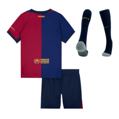 Kid's Barcelona Home Cheap Soccer Jersey Kit(Jersey+Shorts+Socks) 2024/25 Go Soccer World Shop