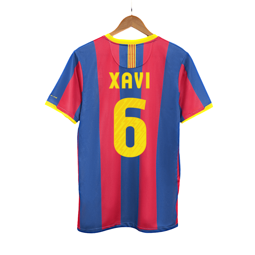 Retro XAVI #6 2010/11 Barcelona Home Cheap Soccer Jersey Go Soccer World Shop