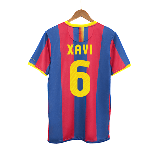 Retro XAVI #6 2010/11 Barcelona Home Cheap Soccer Jersey Go Soccer World Shop