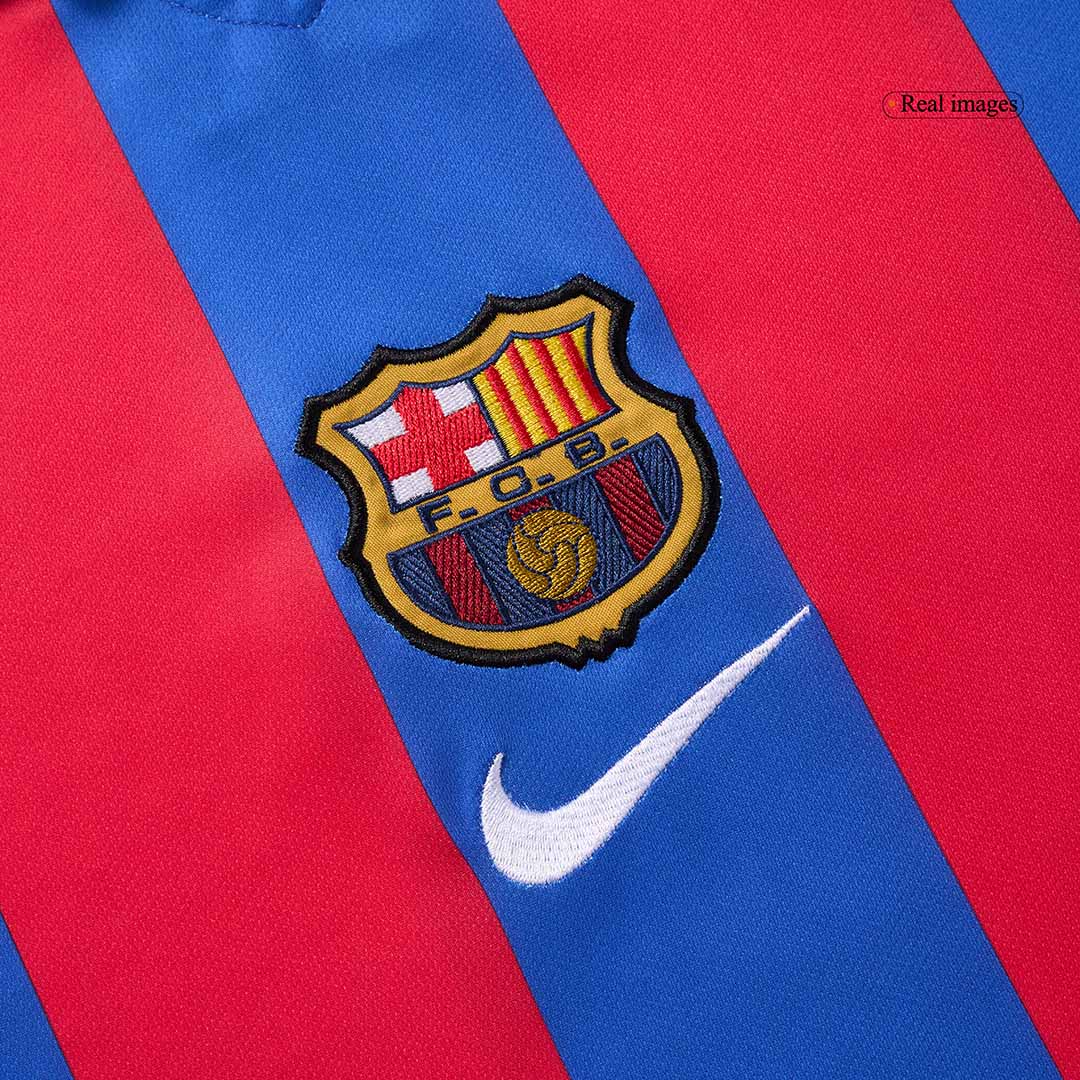 Retro XAVI #6 2001/02 Barcelona Home Cheap Soccer Jersey Go Soccer World Shop