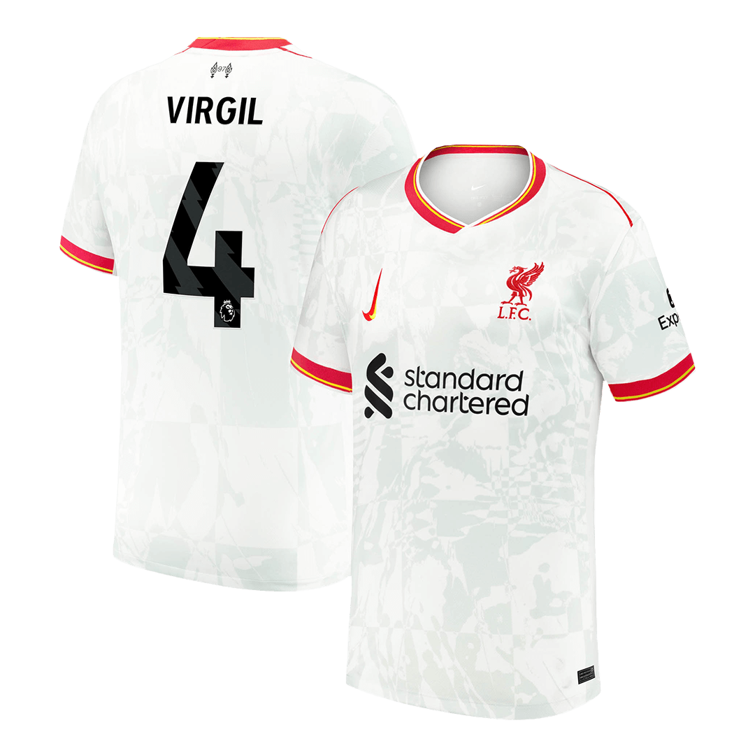 VIRGIL #4 Liverpool Third Away Cheap Soccer Jersey 2024/25 Go Soccer World Shop
