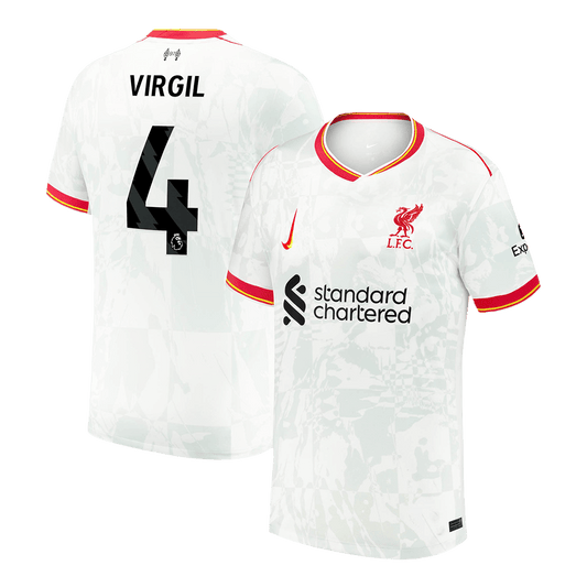 VIRGIL #4 Liverpool Third Away Cheap Soccer Jersey 2024/25 Go Soccer World Shop