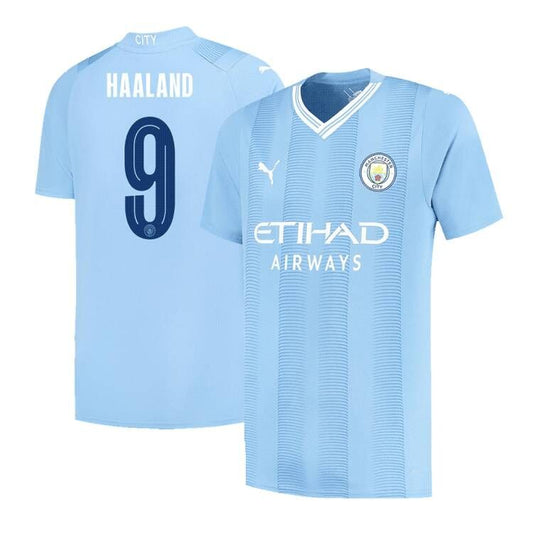 HAALAND #9 Manchester City Home Cheap Soccer Jersey 2023/24 - UCL Go Soccer World Shop