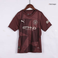 Kid's Manchester City Third Away Cheap Soccer Jersey Kit(Jersey+Shorts+Socks) 2024/25 Go Soccer World Shop