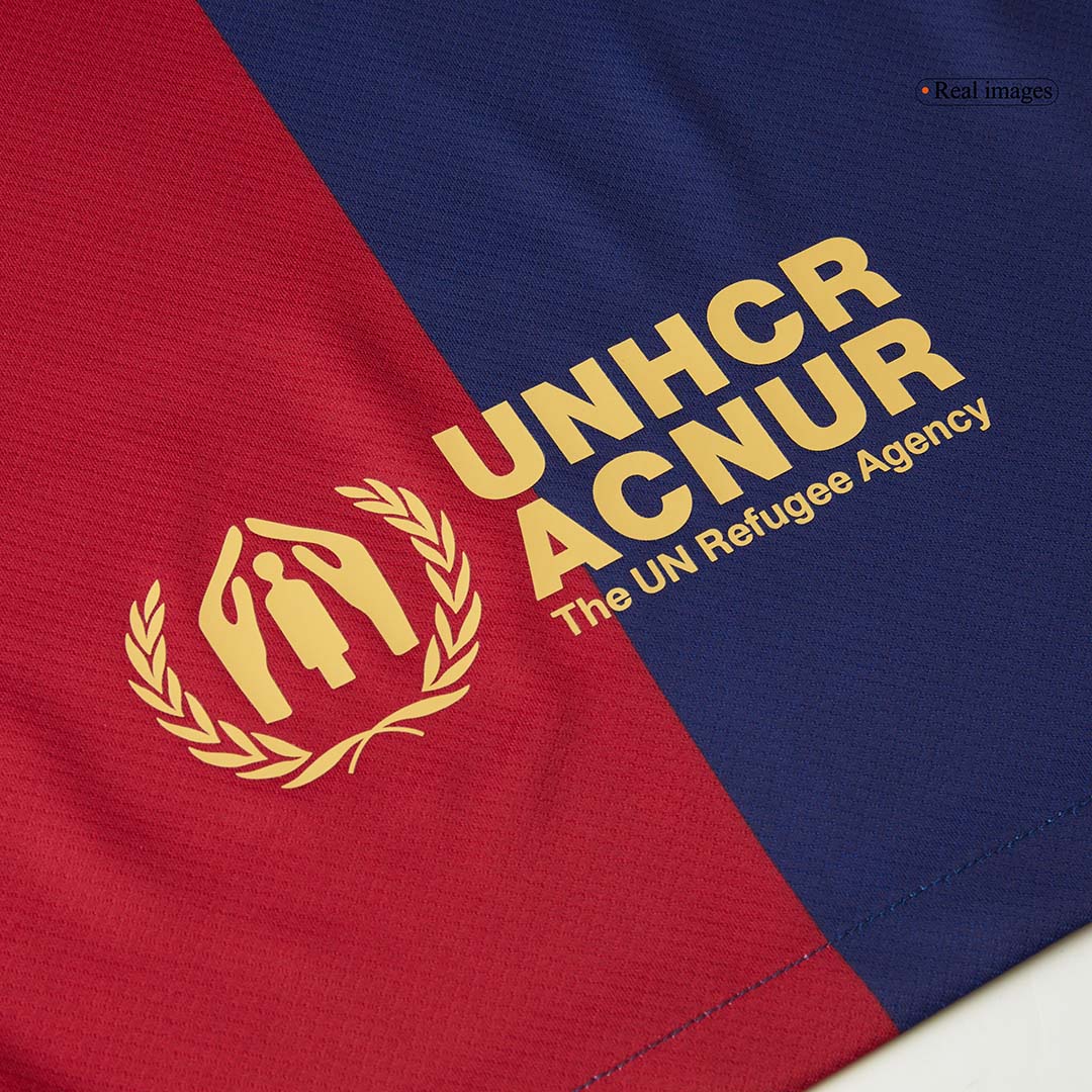 Barcelona Home Cheap Soccer Jersey 2024/25- 125th Anniversary Go Soccer World Shop