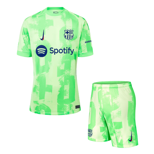 Barcelona Third Away Cheap Soccer Jersey Kit(Jersey+Shorts) 2024/25 Go Soccer World Shop