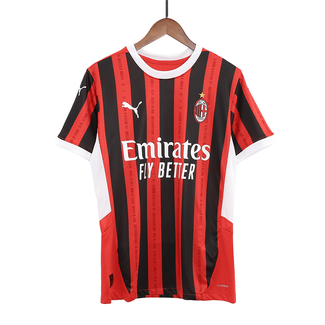 Player Version GIMENEZ #7 AC Milan Home Cheap Soccer Jersey 2024/25 Go Soccer World Shop