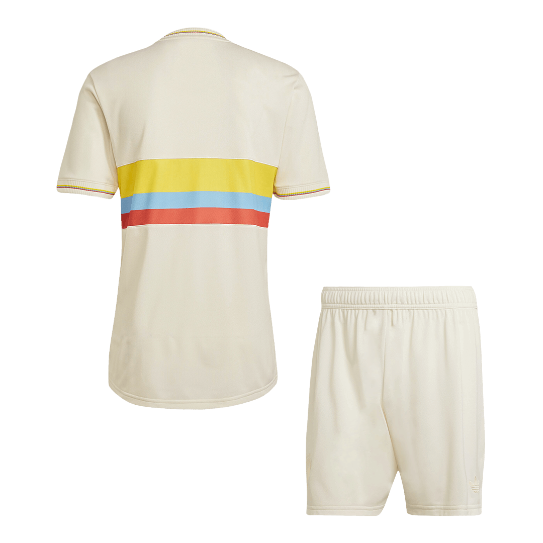 Colombia Cheap Soccer Jersey Kit(Jersey+Shorts) 2024 - 100th Anniversary Go Soccer World Shop