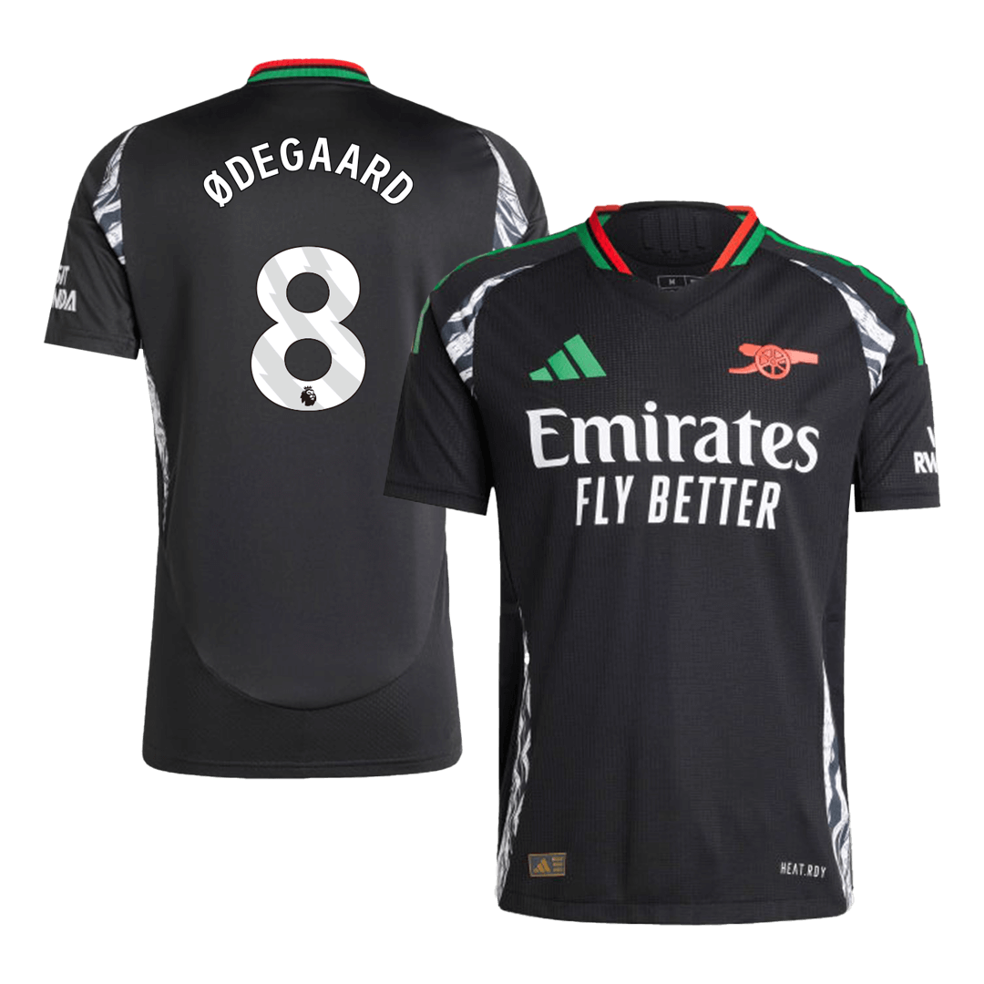 Player Version ØDEGAARD #8 Arsenal Away Cheap Soccer Jersey 2024/25 Go Soccer World Shop