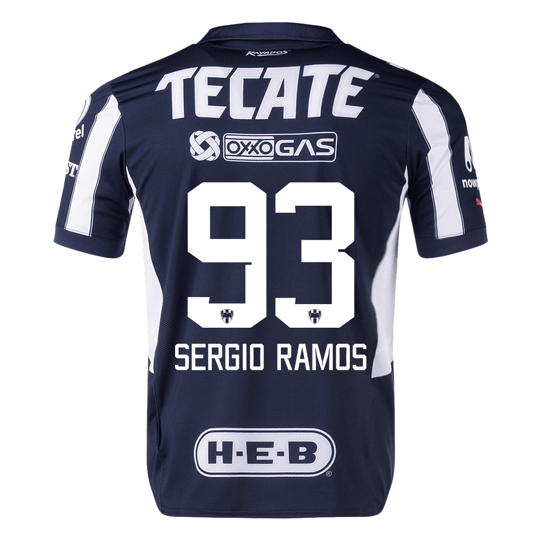Player Version SERGIO RAMOS #93 Monterrey Home Cheap Soccer Jersey 2024/25 Go Soccer World Shop