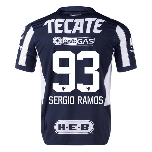 Player Version SERGIO RAMOS #93 Monterrey Home Cheap Soccer Jersey 2024/25 Go Soccer World Shop