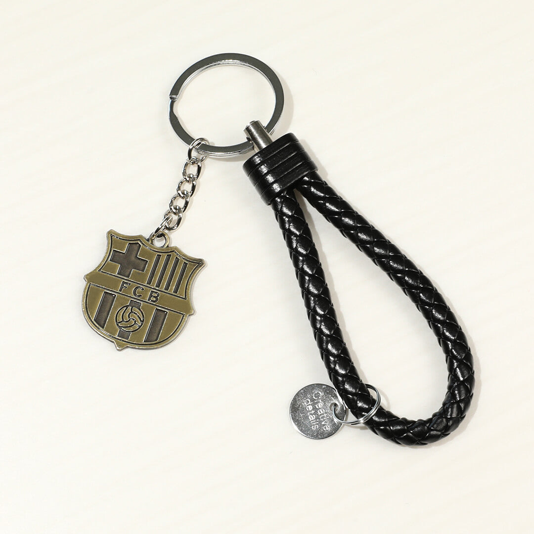 Barcelona Logo Soccer Key Chain Go Soccer World Shop