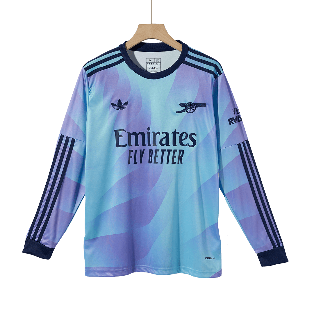 Arsenal Third Away Long Sleeve Cheap Soccer Jersey 2024/25 Go Soccer World Shop
