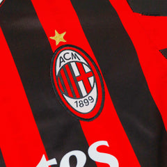 Kid's AC Milan Home Cheap Soccer Jersey Kit(Jersey+Shorts) 2024/25 Go Soccer World Shop
