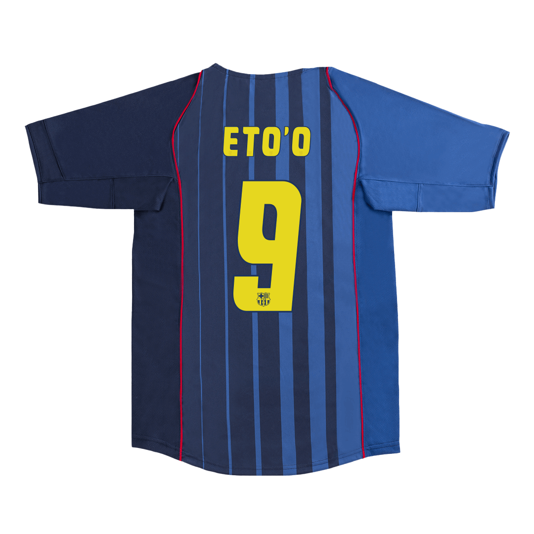 Retro ETO'O #9 2004/05 Barcelona Away Cheap Soccer Jersey Go Soccer World Shop