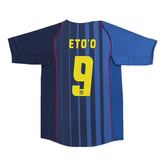 Retro ETO'O #9 2004/05 Barcelona Away Cheap Soccer Jersey Go Soccer World Shop