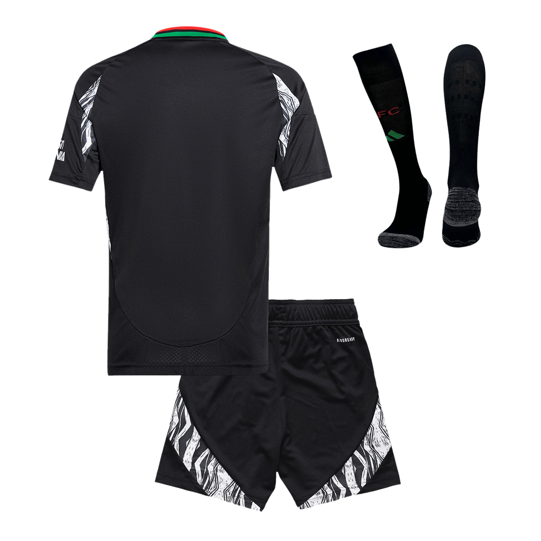 Kid's Arsenal Away Cheap Soccer Jersey Kit(Jersey+Shorts+Socks) 2024/25 Go Soccer World Shop
