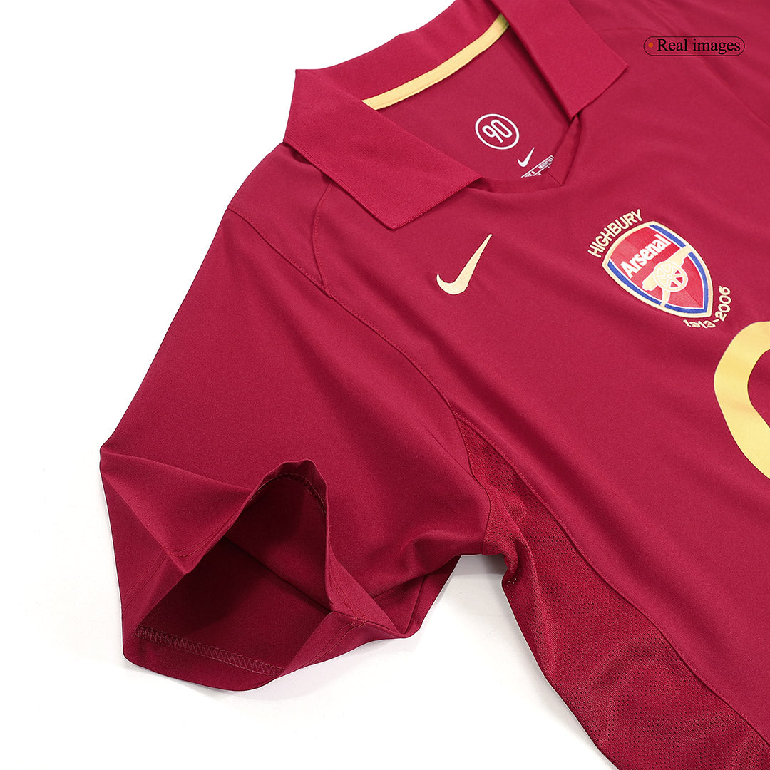 Retro BERGKAMP #10 2005/06 Arsenal Home Cheap Soccer Jersey Go Soccer World Shop
