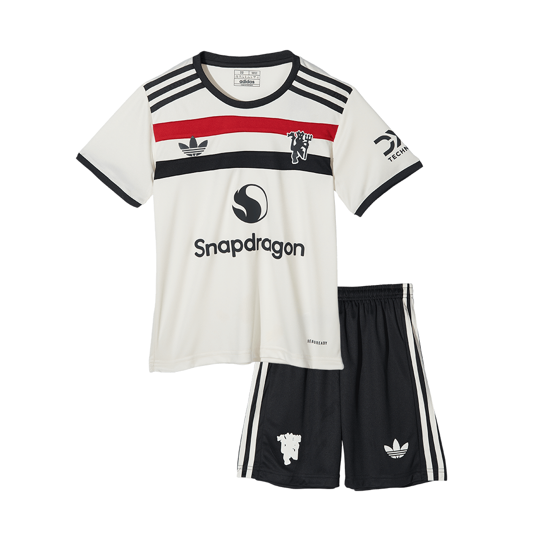 Kid's Manchester United Third Away Cheap Soccer Jersey Kit(Jersey+Shorts+Socks) 2024/25 Go Soccer World Shop