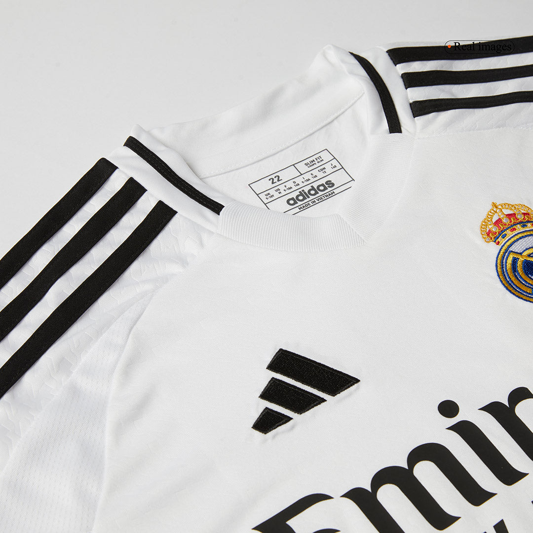 Kid's Real Madrid Home Soccer Jersey Kit(Jersey+Shorts) 2024/25 Go Soccer World Shop