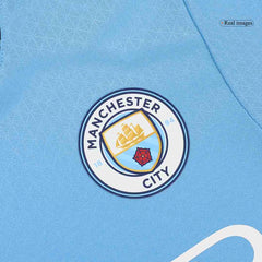 Player Version DE BRUYNE #17 Manchester City Home Cheap Soccer Jersey 2024/25 - UCL Go Soccer World Shop