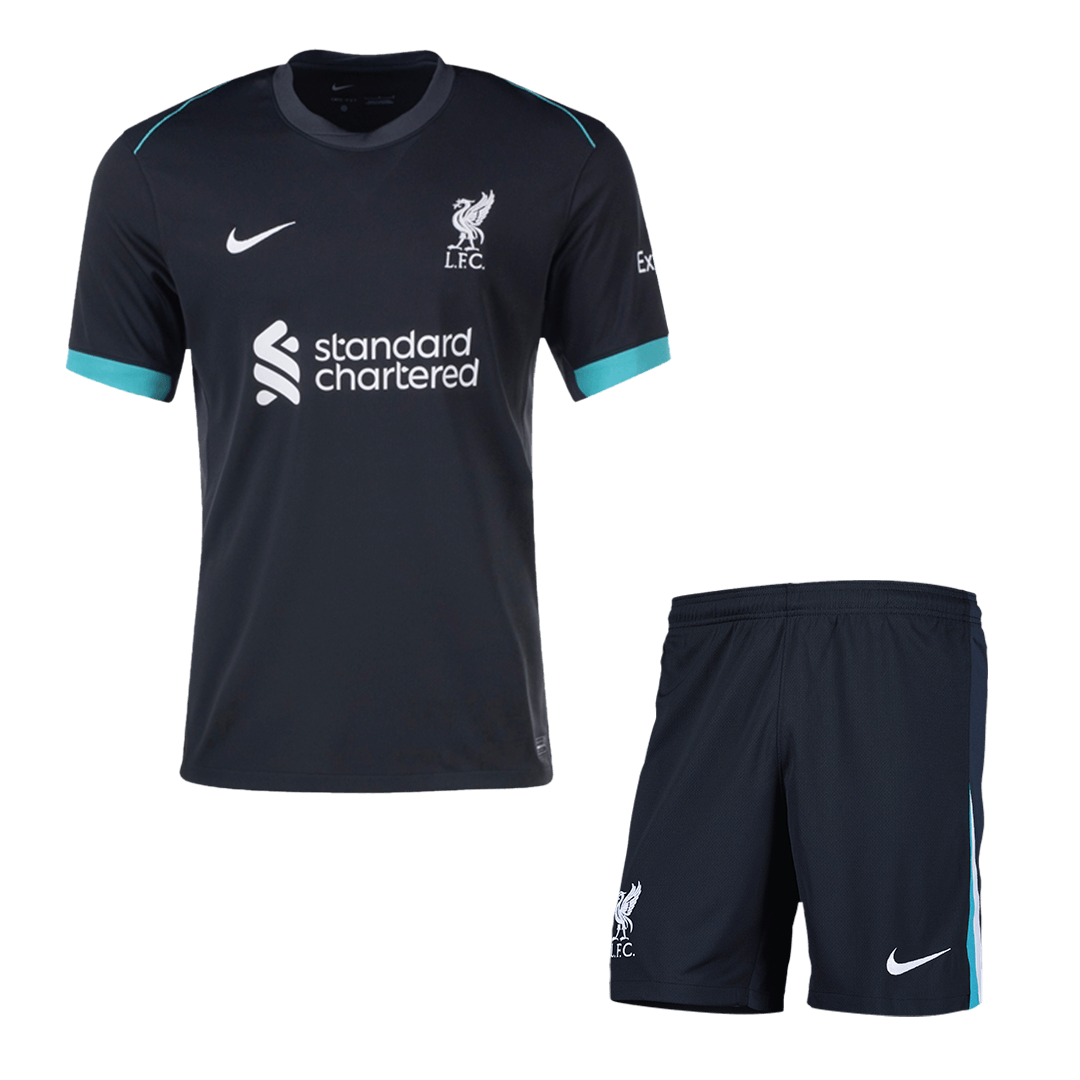 Liverpool Away Cheap Soccer Jersey Kit(Jersey+Shorts) 2024/25 Go Soccer World Shop