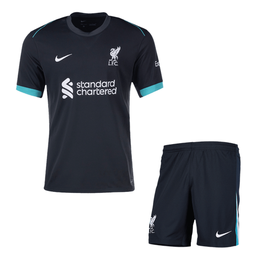 Liverpool Away Cheap Soccer Jersey Kit(Jersey+Shorts) 2024/25 Go Soccer World Shop